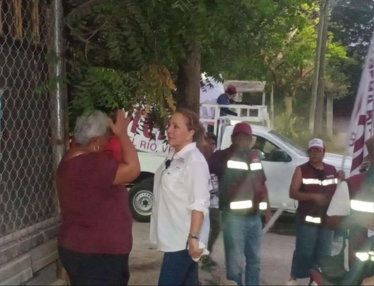 Agua, pavimentación y bacheo las principales necesidades que se atenderán en El Morro, dice Bertha Ahued Malpica