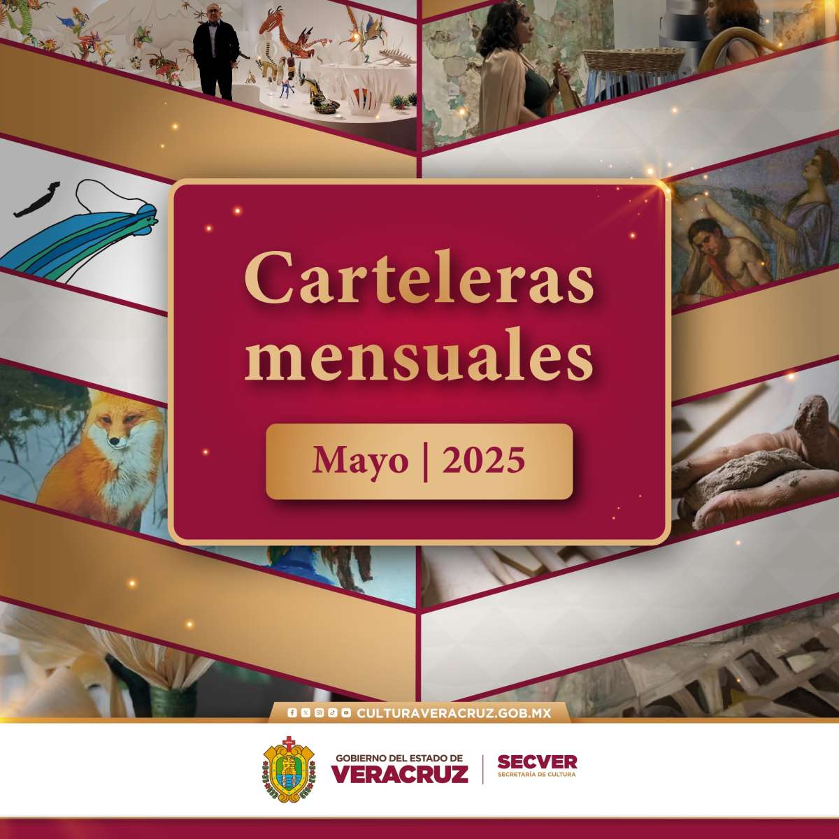 Conoce la oferta cultural en los recintos SECVER durante mayo   
