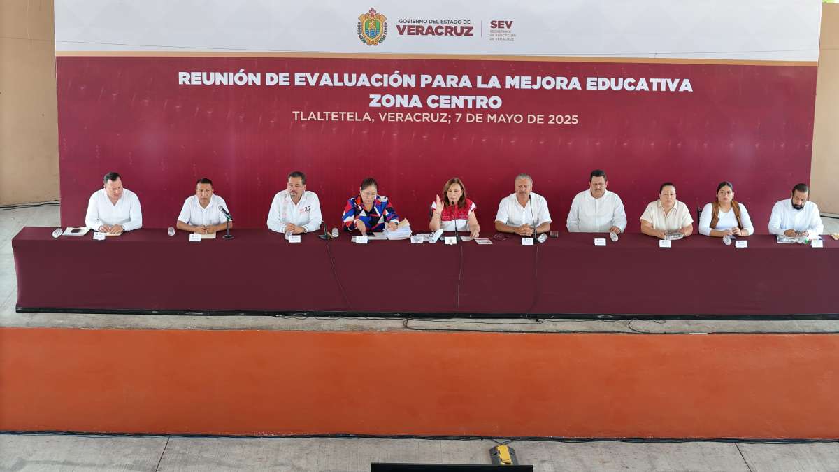 Evalúan avances educativos, Gobierno de Veracruz y comunidad escolar
