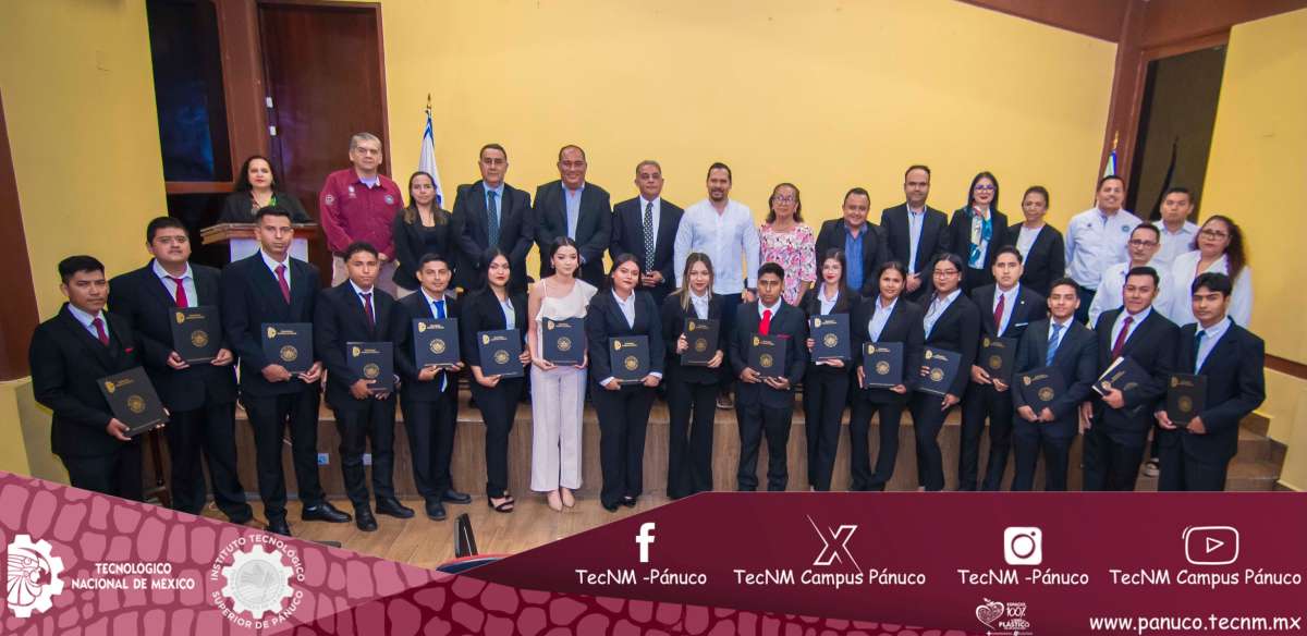 Se Titulan Ingenieros Industriales Egresados del TecNM Campus Pánuco