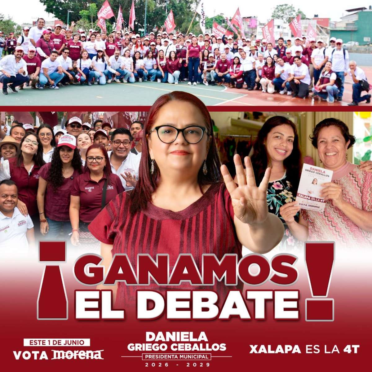 ¡Xalapa ya decidió!, este 1 de junio Daniela Griego es la mejor opción