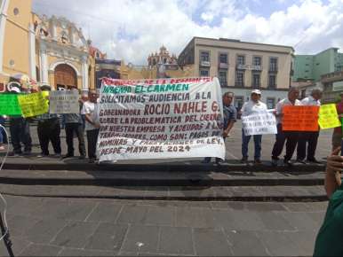 Obreros del Ingenio El Carmen, en Ixtaczoquitlán, piden a la Gobernadora su intervención luego de declararse en quiebra
