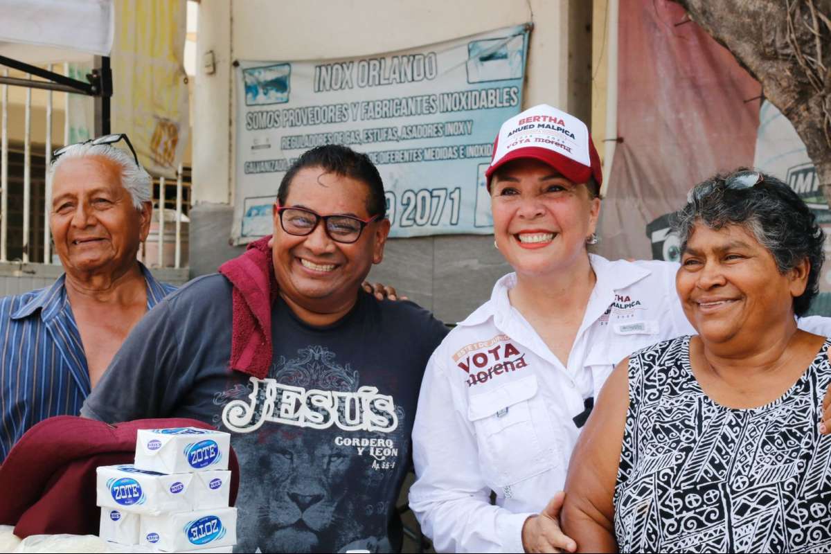 Sin bajar el paso, Bertha Ahued Malpica avanza rumbo a la alcaldía de Boca del Río