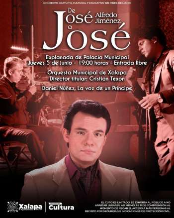 Invita Ayuntamiento al concierto: “De José Alfredo Jiménez a José José”