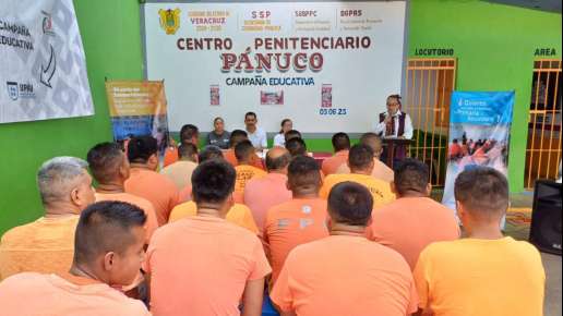 Más de 2 mil personas privadas de la libertad cursan estudios en Veracruz
