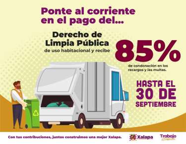 Continúa programa de condonación de multas y recargos en Predial y Limpia Pública