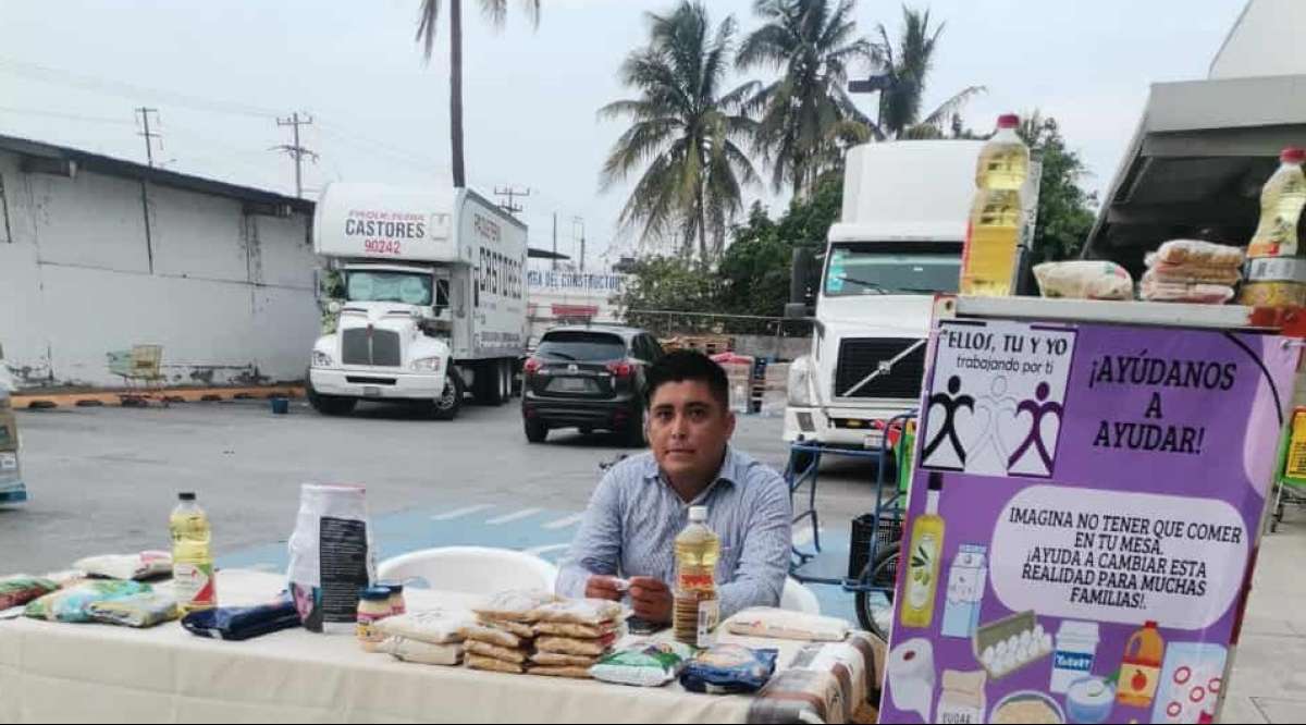 La Asociación Civil, Ellos tú y Yo Trabajando por ti, Colecta  Viveras y los Entrega a Familias Vulnerables