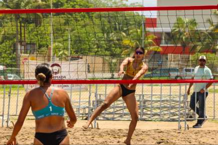 Veracruz inicia con fuerza en el voleibol de playa de la Olimpiada Nacional