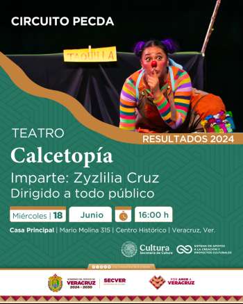 Invita SECVER a espectáculo unipersonal en Casa Principal