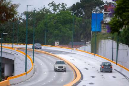 Reabren al tránsito vehicular parte superior del Circuito Presidentes
