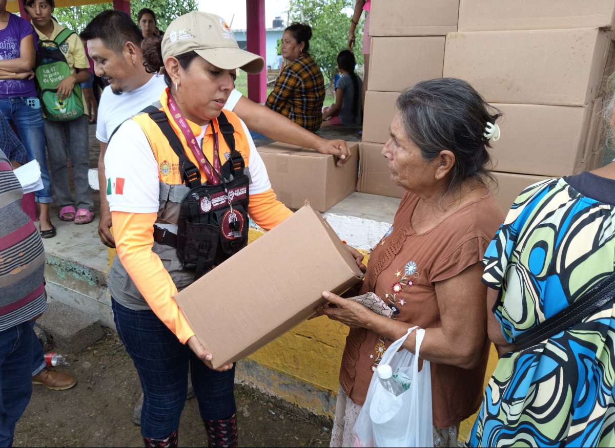 Veracruz responde con todo el apoyo a familias afectadas por lluvias