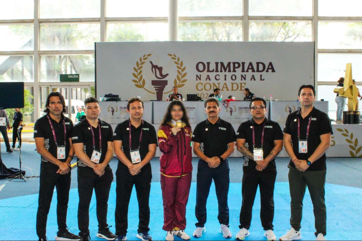 Charlotte Benítez da el oro a Veracruz en taekwondo en la Olimpiada Nacional