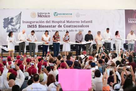 Hospital Materno Infantil de Coatzacoalcos, sello de transformación y justicia social: Rocío Nahle   
