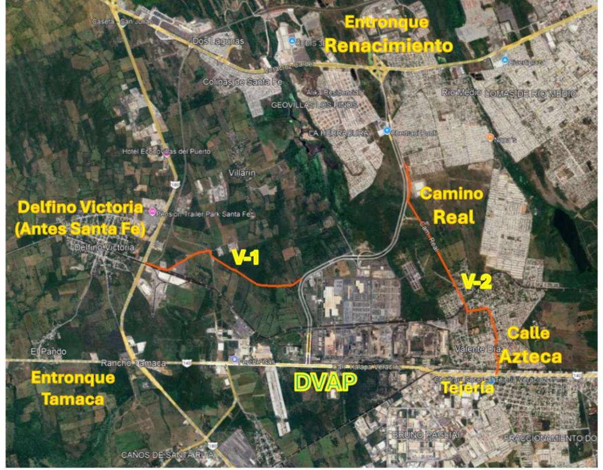 Rutas alternas por obras del Distribuidor Vial de Acceso al Puerto de Veracruz, serán exclusivamente para vehículos ligeros   