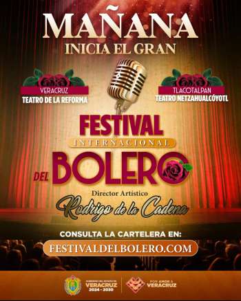 En Veracruz, el bolero brillará y sonará en todo su esplendor   