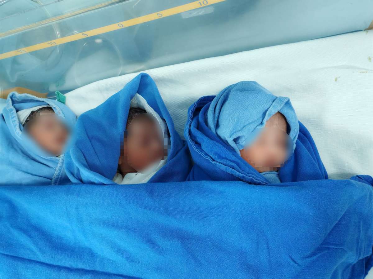 Nacen trillizos en Hospital General Regional No. 1 del IMSS Veracruz Sur