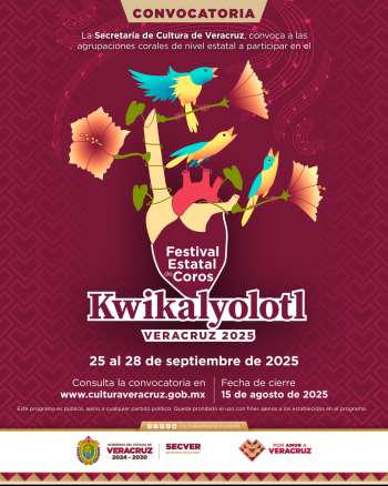 Convoca SECVER a coros y orquestas para participar en la convocatoria Kwikalyolotl   