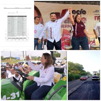 Banderazo en Tlalixcoyan