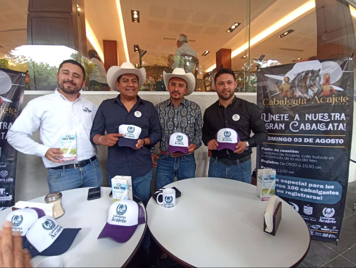 Unos 1,200 jinetes se esperan en la 13ª edición de la Cabalgata Acajete 2025 el próximo 3 de agosto