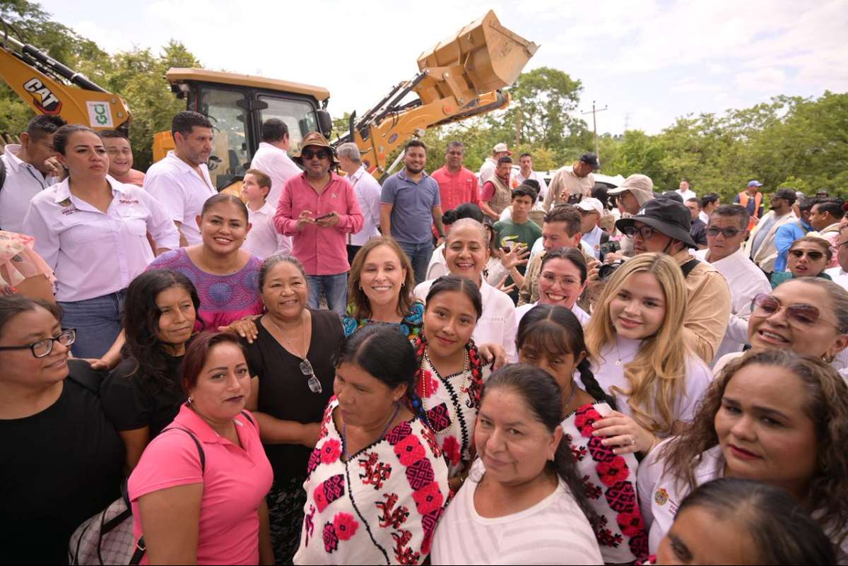 Rocío Nahle da banderazo a pavimentación del tramo Platón Sánchez–Huejutla de Reyes   