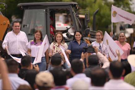Palabra cumplida: inicia Rocío Nahle reconstrucción total de la carretera Santiago-Isla y puente El Mostal   