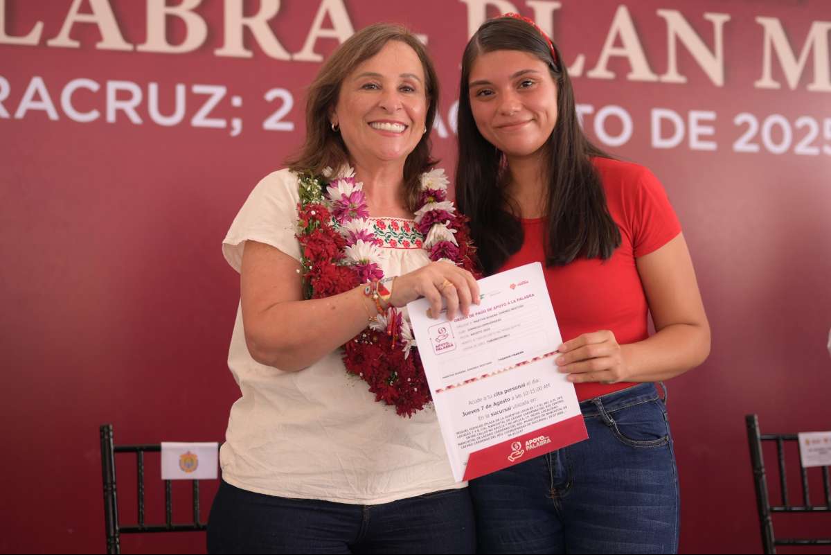 Con Apoyo a la Palabra, Rocío Nahle impulsa la independencia económica de familias veracruzanas   