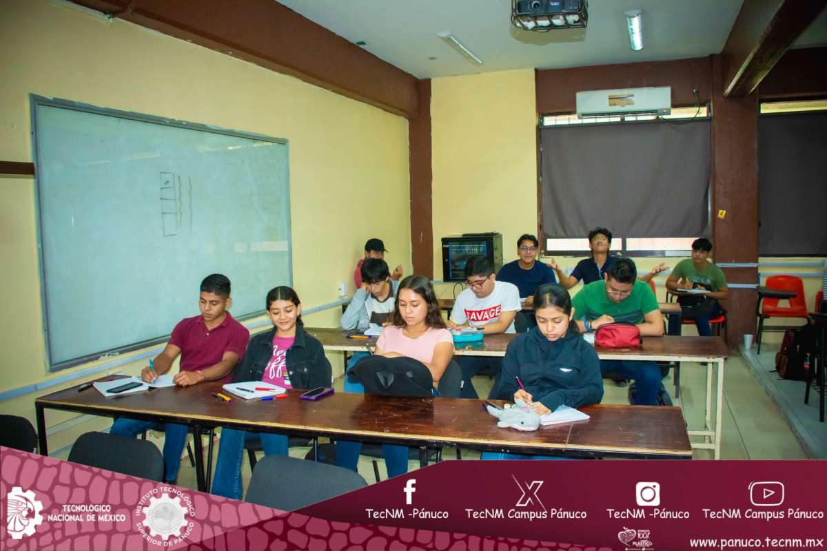Realizan curso propedéutico alumnas y alumnos de nuevo ingreso del TecNM Campus Pánuco