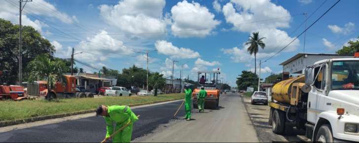 Inicia asfaltado en tramo de la carretera Alvarado-Tuxtepec: SICT   