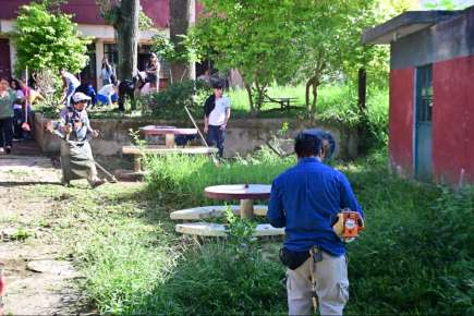 El IPE suma esfuerzos comunitarios en beneficio de la Escuela Experimental