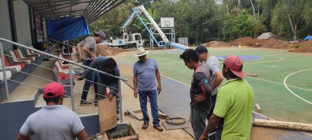 Obras en Estancia Garnica, para el bienestar integral de la derechohabiencia   