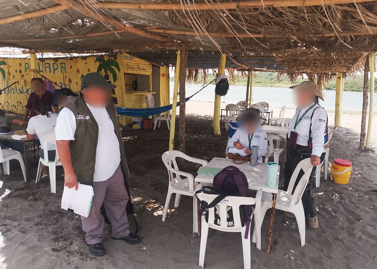 Realiza Profepa operativo de vigilancia en playa El Raudal en Nautla, Veracruz