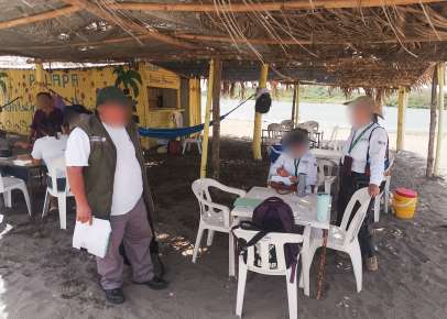 Realiza Profepa operativo de vigilancia en playa El Raudal en Nautla, Veracruz