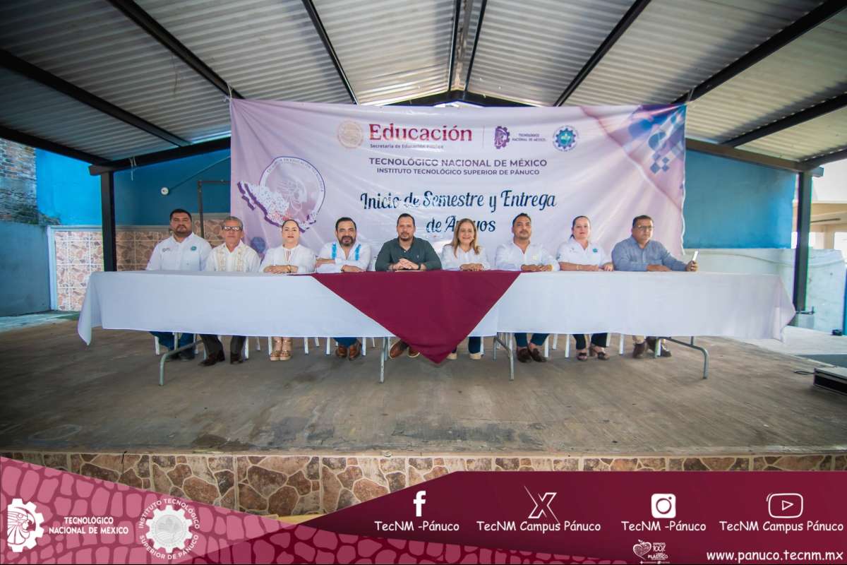Con Entusiasmo Arrancó el Ciclo Escolar en el TecNM Campus Pánuco, Extensión El Higo