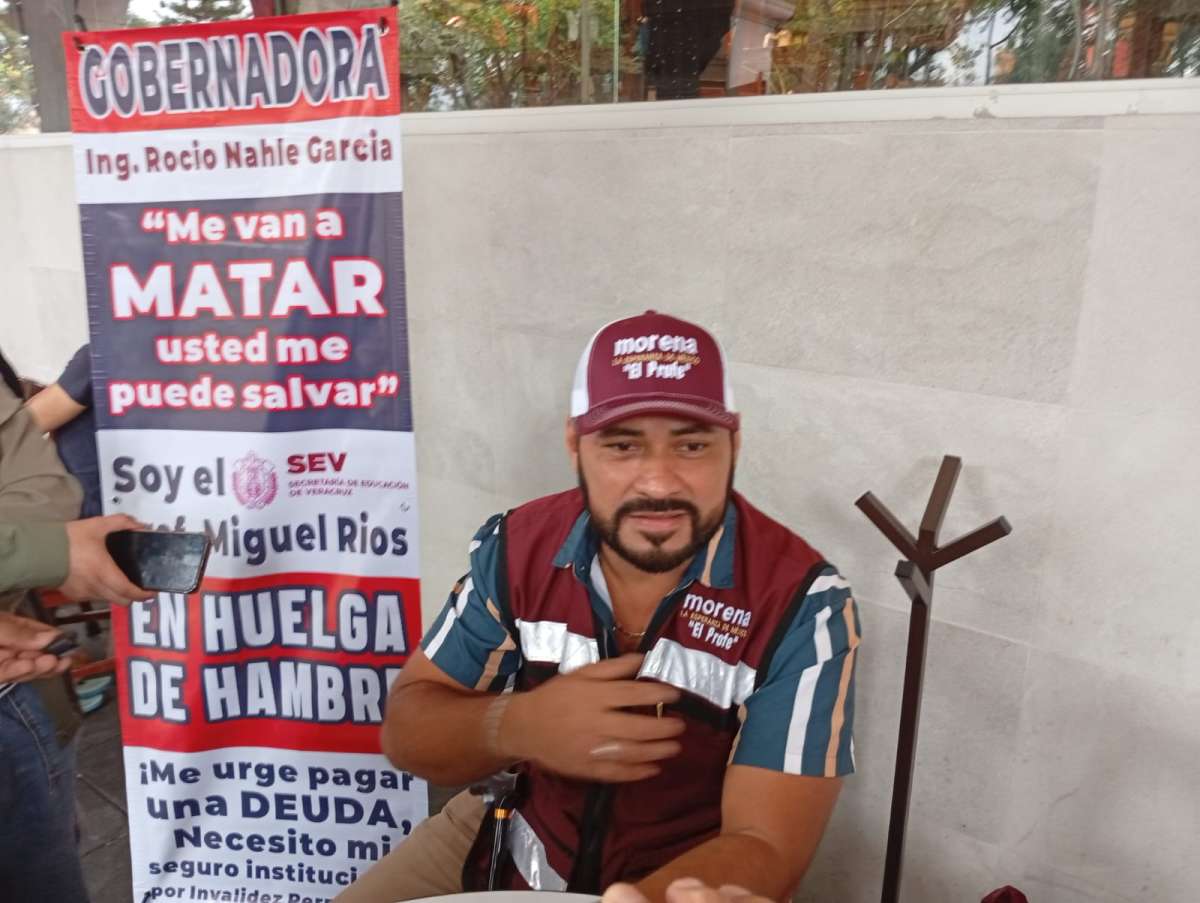Maestro pensionado inicia huelga de hambre para exigir el pago de seguro de vida institucional