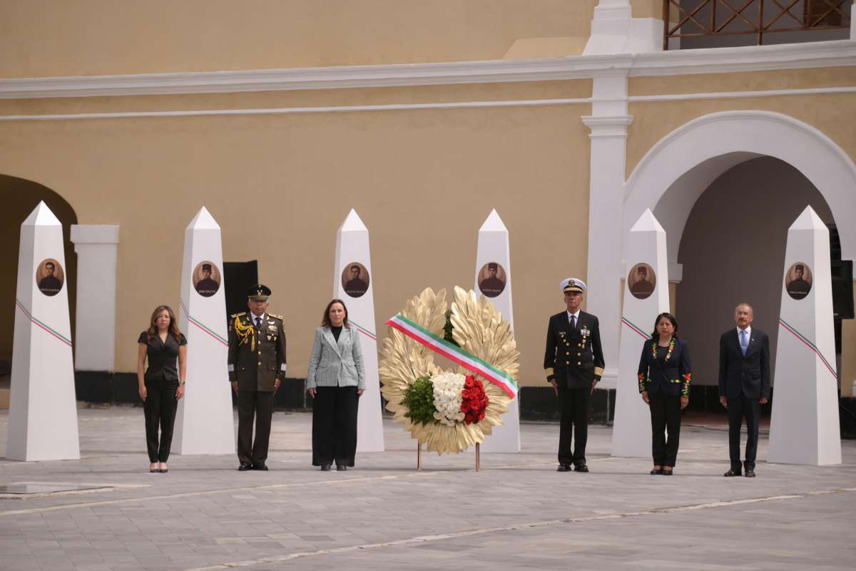 Valentía de los Niños Héroes recordatorio para luchar por un Veracruz justo y unido: Gobernadora   
