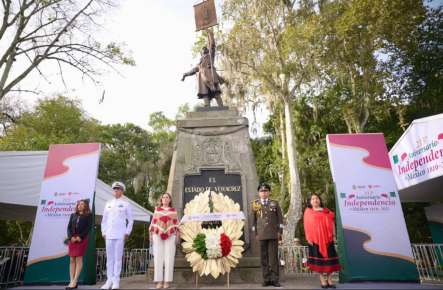 A 215 años de independencia, México mantiene viva su libertad y soberanía: Rocío Nahle   