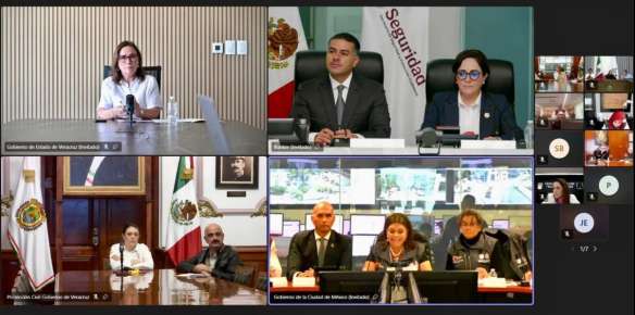 En Veracruz, más de medio millón de personas participan en Simulacro Nacional   