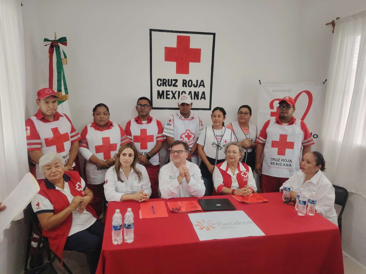 Firman Convenio de Colaboración Cruz Roja Mexicana Delegación  Pánuco y Fundación Pantaleón