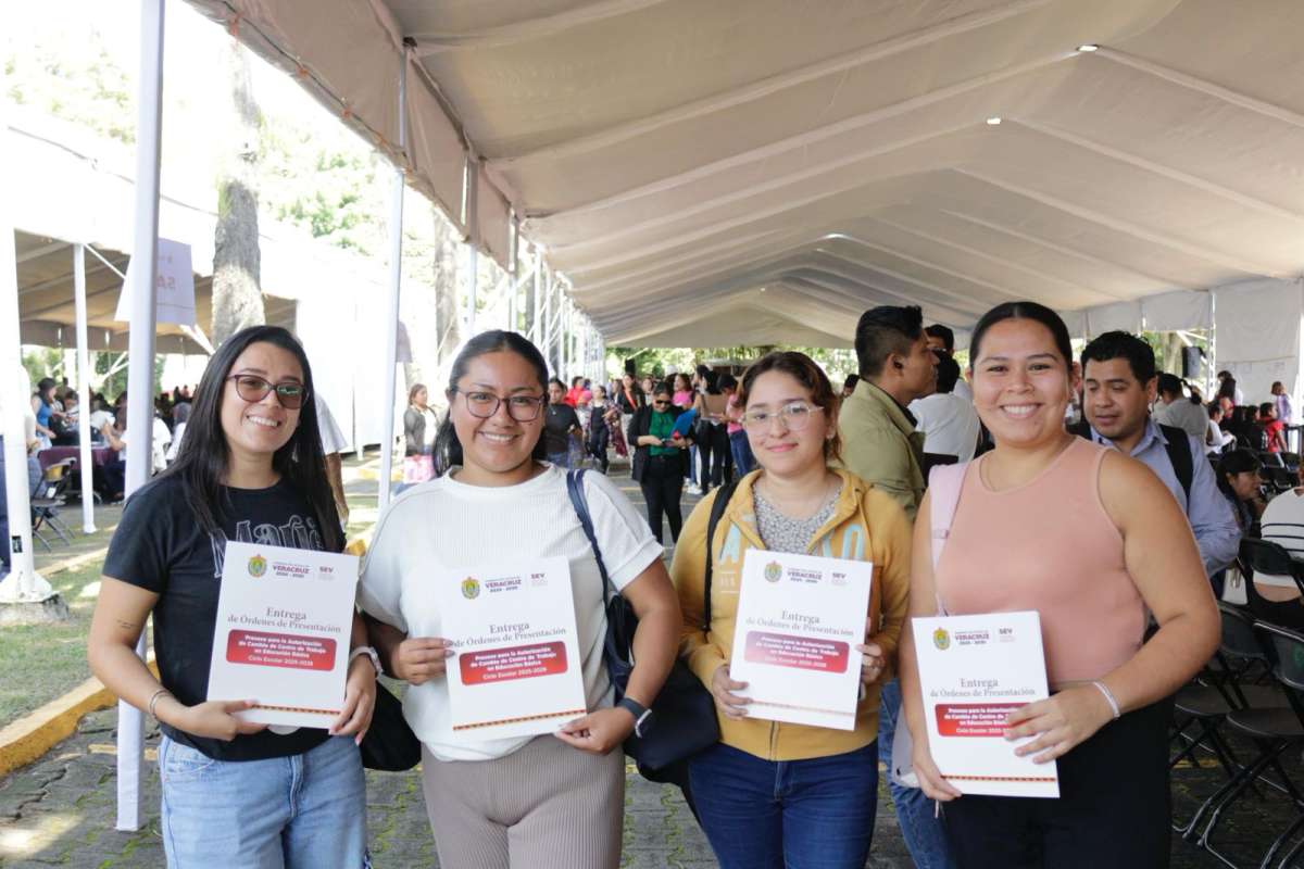 Entrega SEV más de 5 mil órdenes de presentación a docentes   