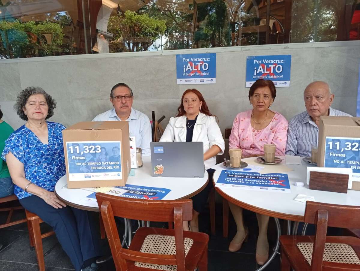 Organizaciones civiles rechazan apertura de templo satánico en Boca del Río, piden a autoridades no otorgar la autorización para su construcción