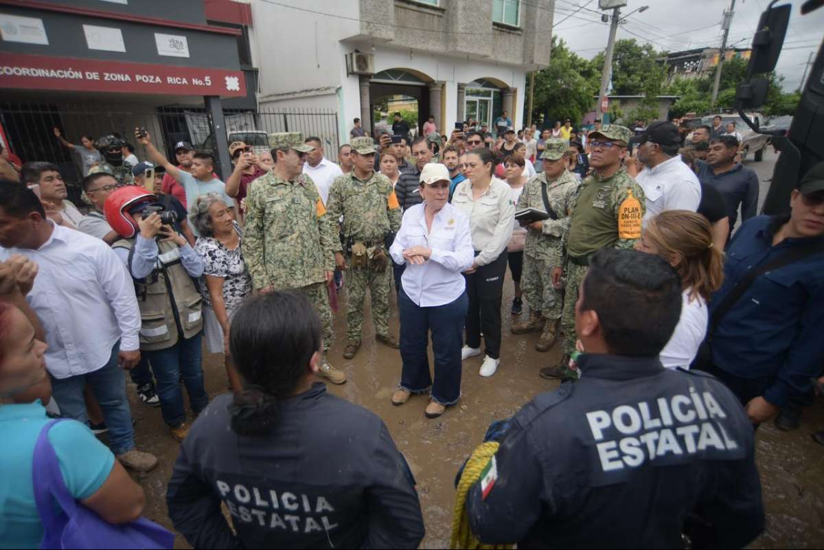 Supervisa Rocío Nahle respuesta interinstitucional ante emergencias por lluvias en Veracruz   
