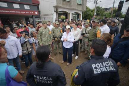 Supervisa Rocío Nahle respuesta interinstitucional ante emergencias por lluvias en Veracruz   