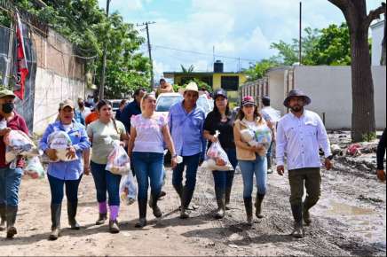 Lleva Congreso ayuda humanitaria a damnificados del norte de Veracruz.