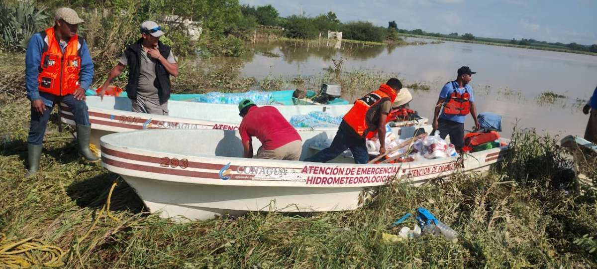 Conagua implementa acciones emergentes en Veracruz, Hidalgo, San Luis Potosí, Puebla y Querétaro  
