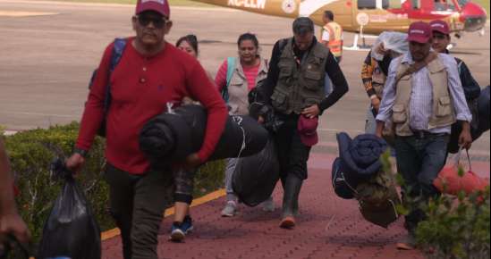 Veracruz respalda con transporte aéreo a brigadas de Bienestar en tareas de censo   