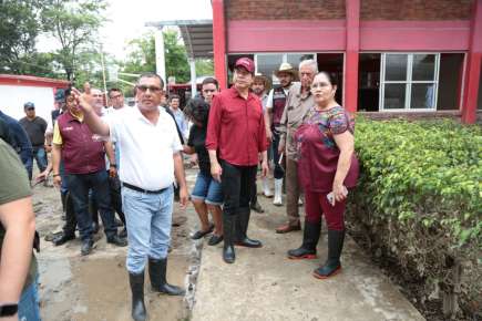 Veracruz tiene el respaldo del Gobierno de Claudia Sheinbaum para la rehabilitación de escuelas dañadas por lluvias e inundaciones.