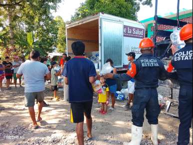 Plan Tajín: 43 mil comidas calientes y 12 mil paquetes alimentarios entregados a población afectada en la zona norte   