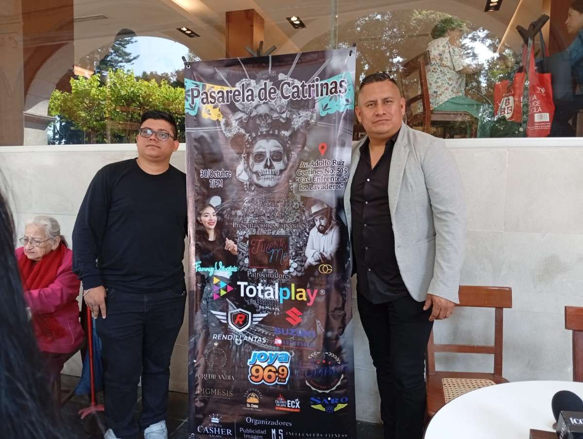 Organizan la 1ª edición de la Pasarela de Catrinas a realizarse en Xalapa este jueves 30 de octubre