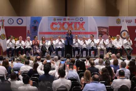 El notariado, garante de la legalidad, confianza y certeza jurídica: Rocío Nahle   