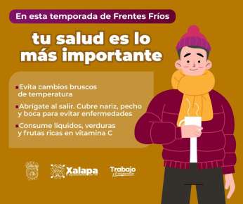 Por Frente Frío 16, exhorta PC Municipal a extremar medidas preventivas